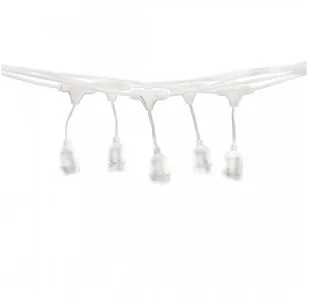 Elight Girlanda ogrodowa 15 m/15 żarówek E27 biała (bez żarówek) - Lampy ogrodowe - miniaturka - grafika 2