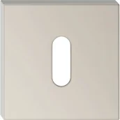 Klamki - Metal-bud Rozeta kwadratowa dolna klucz nikiel - miniaturka - grafika 1