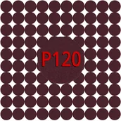 Szlifierki i polerki - Krążek Szlifierki 125mm Papier Ścierny P120 100SZT - miniaturka - grafika 1