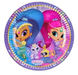 Procos Talerzyki papierowe "Shimmer &amp Shine" PROCOS 23 cm 8 szt 89943 - Naczynia i sztućce jednorazowe - miniaturka - grafika 4