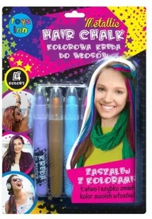 Stnux Kreda Stylizacja włosów kolory metaliczne STN-14-18 - Zabawy w naśladowanie dorosłych - miniaturka - grafika 3