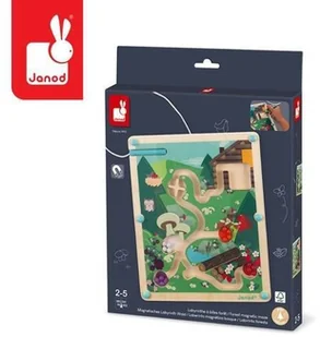 Janod Magnetyczny labirynt Las, solution-bc-7039-0 - Zabawki zręcznościowe - miniaturka - grafika 3