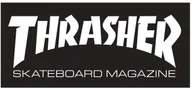 Dodatki do ubrań - THRASHER naklejka THRASHER SKATE MAG STICKER Black - miniaturka - grafika 1