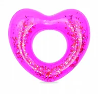 Materace dmuchane i koła do pływania - 91cm Brokatowe Koło Do Pływania Bestway 36141 - miniaturka - grafika 1