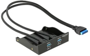 Delock Frontpanel Usb 3.0 X2 Do Zatoki - Części i akcesoria do laptopów - miniaturka - grafika 5
