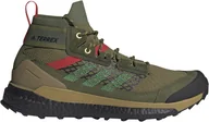 Buty trekkingowe męskie - Adidas TERREX TERREX Free Hiker Blue Hiking Shoes Men, oliwkowy UK 7,5 | EU 41 1/3 2021 Trapery turystyczne FX4534-EPG57-7,5 - miniaturka - grafika 1
