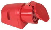 Inne - PCE 40576l gniazdko na ścianę, 32 A, czerwony, luźne CEE 40576L - miniaturka - grafika 1