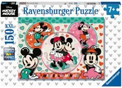 Puzzle - Ravensburger Disney Zakochana para Mickey i Minnie 150 elementów - miniaturka - grafika 1