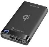 Akcesoria do tabletów i e-booków - Manta Power Bank CellularLine Freepower 8000mAh Qi FREEPMANTA8WIRK) Czarna - miniaturka - grafika 1
