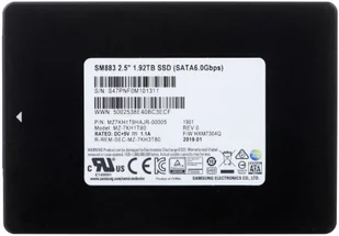 Samsung SM883 1,92TB (MZ7KH1T9HAJR-00005) - Dyski HDD - miniaturka - grafika 4