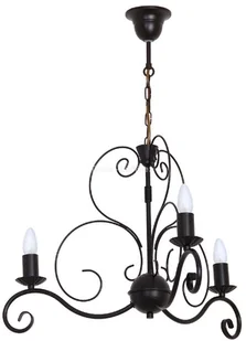 Lampa wisząca Mauro 3 x 60 W E14 mosiądz/patyna 5780 - Lampy sufitowe - miniaturka - grafika 2