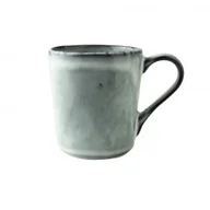 Kubki - Organic Kubek Kamionkowy Z Uchem Organic Hand Made Błękitny 390 Ml - miniaturka - grafika 1