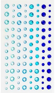 ARGO Kryształki samoprzylepne 3/4/5/6mm 104szt. niebieskie - Dekoratorstwo - miniaturka - grafika 2