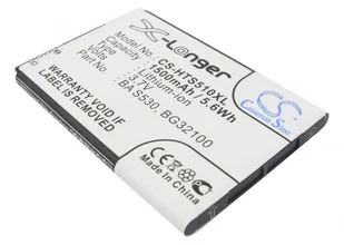 Cameron Sino HTC C510 / BA S530 1500mAh 5.55Wh Li-Ion 3.7V CS-HTS510XL - Baterie do telefonów - miniaturka - grafika 2