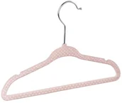 Wieszaki i stojaki - Zestaw wieszaków welurowych Velvet pomarańczowy 3 szt. - miniaturka - grafika 1