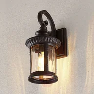 Lampy ogrodowe - Lindby Lindby Barret kinkiet zewnętrzny kolor brązowy - miniaturka - grafika 1