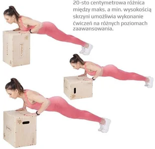 HMS DSC04 SKRZYNIA PLYOMETRYCZNA 500x400x300MM - Pozostały sprzęt i akcesoria do ćwiczeń - miniaturka - grafika 8