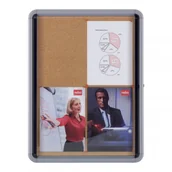 Gabloty - Nobo Gablota wewnętrzna 4xA4 korkowa, drzwi wahadłowe 1902561 - miniaturka - grafika 1