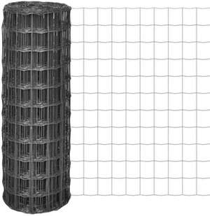 vidaxl Ogrodzenie Euro 10x1,5 m z siatki stalowej 77x64 mm - Ogrodzenia - miniaturka - grafika 5
