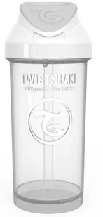 Twistshake Twistshake Kubek niekapek ze słomką Biały - 360 ml - Kubki dla dzieci - miniaturka - grafika 2