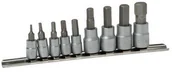 Sprężarki i kompresory - Jufisto Zestaw nasadek imbusowych JU-SOC 9 SZT. 1/4 - miniaturka - grafika 1
