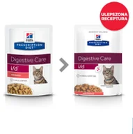 Mokra karma dla kotów - Hill`s Prescription Diet Prescription Diet Feline i/d Digestive Care, łosoś w sosie - 24 x 85 g - miniaturka - grafika 1
