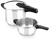 Zestawy garnków i patelni - Pinti Inox Pinti zestaw ze stali nierdzewnej rondel Vitesse A185105 - miniaturka - grafika 1