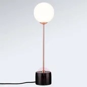 Lampy stojące - Paulmann Lampa stołowa Moa z kulistym szklanym kloszem - miniaturka - grafika 1