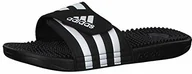 Pływanie - adidas Adissage buty kąpielowe dla dorosłych, uniseks -  -  38 EU F35580_core black/ftwr white/core black - miniaturka - grafika 1