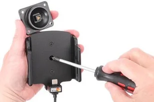 Brodit AB Uchwyt uniwersalny regulowany do Samsung Galaxy Note 20 Ultra bez futerału oraz w futerale lub etui o wymiarach: 75-89 mm (szer.), 2-10 mm (grubość) z wbudowanym kablem USB-C oraz ładowarką samochodow 721204 - Uchwyty samochodowe do telefonów - miniaturka - grafika 6