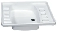 Akcesoria łazienkowe - Bisk Miska na wannę BIAŁA 49,5 cm x 69 cm x 17 cm - miniaturka - grafika 1
