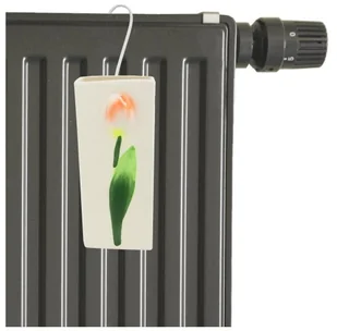 Nawilżacz powietrza ASJ Commerce Nawilżacz powietrza ceramiczny biały z wzorem kwiatowym - tulipan 118300000 - Nawilżacze powietrza - miniaturka - grafika 2