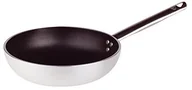 Patelnie - Pentole Agnelli pentole agnelli Platinum głębokość patelnia z aluminium, grubość 5 MM, z uchwytem ze stali szlachetnej, srebrny, srebrny/czarny, 40 cm ALSA2111BS40 - miniaturka - grafika 1