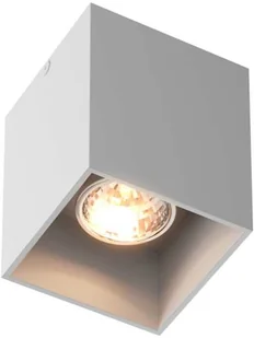 Zuma Line Sp. z o.o. SQUARE OPRAWA OŚWIETLENIOWA 1X50W GU10 BIAŁY żarówka LED gratis! 50475-WH - Lampy ścienne - miniaturka - grafika 3