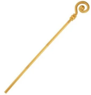 Smiffys Laska "Święty Mikołaj" złota 118 cm SF48151 - Dodatki do strojów karnawałowych Smiffys Laska "Święty Mikołaj" złota 118 cm SF48151 - Dodatki do strojów karnawałowych - miniaturka - grafika 1