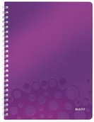 Zeszyty szkolne - Leitz Zeszyty A4 WOW Fioletowy - miniaturka - grafika 1