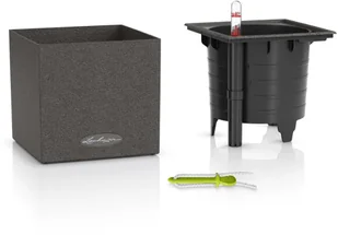 Lechuza Donica stołowa CANTO Stone 14 ALL-IN-ONE, grafitowa czerń - Donice - miniaturka - grafika 3