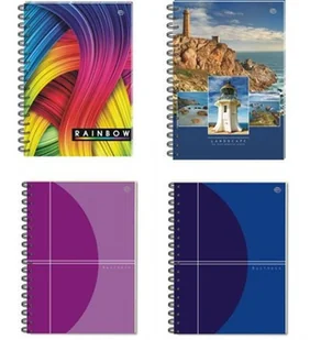 Interdruk Kołonotes A6 50k. INTERDRUK mix kratka ZE26INT - Notesy i bloczki - miniaturka - grafika 2