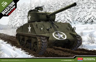 Academy Model do sklejania M4A3(76)W US Army Battle of Bulge GXP-759344 - Kolekcjonerskie modele pojazdów Academy Model do sklejania M4A3(76)W US Army Battle of Bulge GXP-759344 - Kolekcjonerskie modele pojazdów - miniaturka - grafika 2