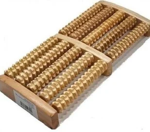Marec Masażer Do Stóp Tradycyjny Drewniany Roller 2 X 5 - Stoły i łóżka do masażu - miniaturka - grafika 2