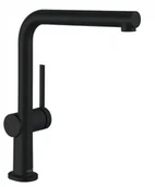 Baterie kuchenne - Hansgrohe Talis M54 Bateria kuchenna z wyciąganą wylewką czarny mat 72809670 - miniaturka - grafika 1