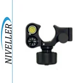 Akcesoria do urządzeń pomiarowych - NIVELLER Uchwyt na tyczkę szybkozłączka z kompasem i libellą Niveller 245G61102 - miniaturka - grafika 1