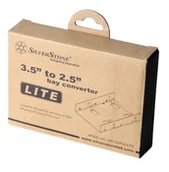 Tuning komputera - akcesoria - Silverstone SDP08 SST-SDP08-Lite adapter 3,5" na 2x 2,5" SSD 40112 - miniaturka - grafika 1