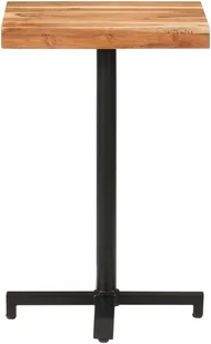 VidaXL Lumarko Stolik bistro, kwadratowy, 50x50x75 cm, lite drewno akacjowe 320274 VidaXL - Ławy i stoliki kawowe - miniaturka - grafika 3