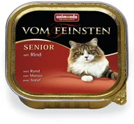 Mokra karma dla kotów - Animonda Vom Feinsten Senior Cat smak wołowina 32x100g - miniaturka - grafika 1