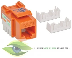 Keystone Intellinet Intellinet Moduł Cat6 UTP RJ45 zaciskany pomarańczowy 210775 - Wtyczki i adaptery - miniaturka - grafika 9