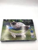 Legowiska dla kotów - Hamak dla zwierząt dla kota szary drewno super - miniaturka - grafika 1