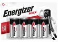 Baterie i akcesoria - Energizer 4 x bateria alkaliczna Alkaline MAX LR14/C blister - miniaturka - grafika 1