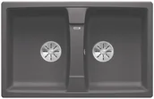 Zlewozmywaki - Blanco LEXA 8 Silgranit PuraDur Szarość skały odwracalny InFino 524961 - miniaturka - grafika 1