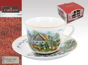 Filiżanki - Carmani Filiżanka Village Life - WIEJSKA ZAGRODA - 400ml - miniaturka - grafika 1